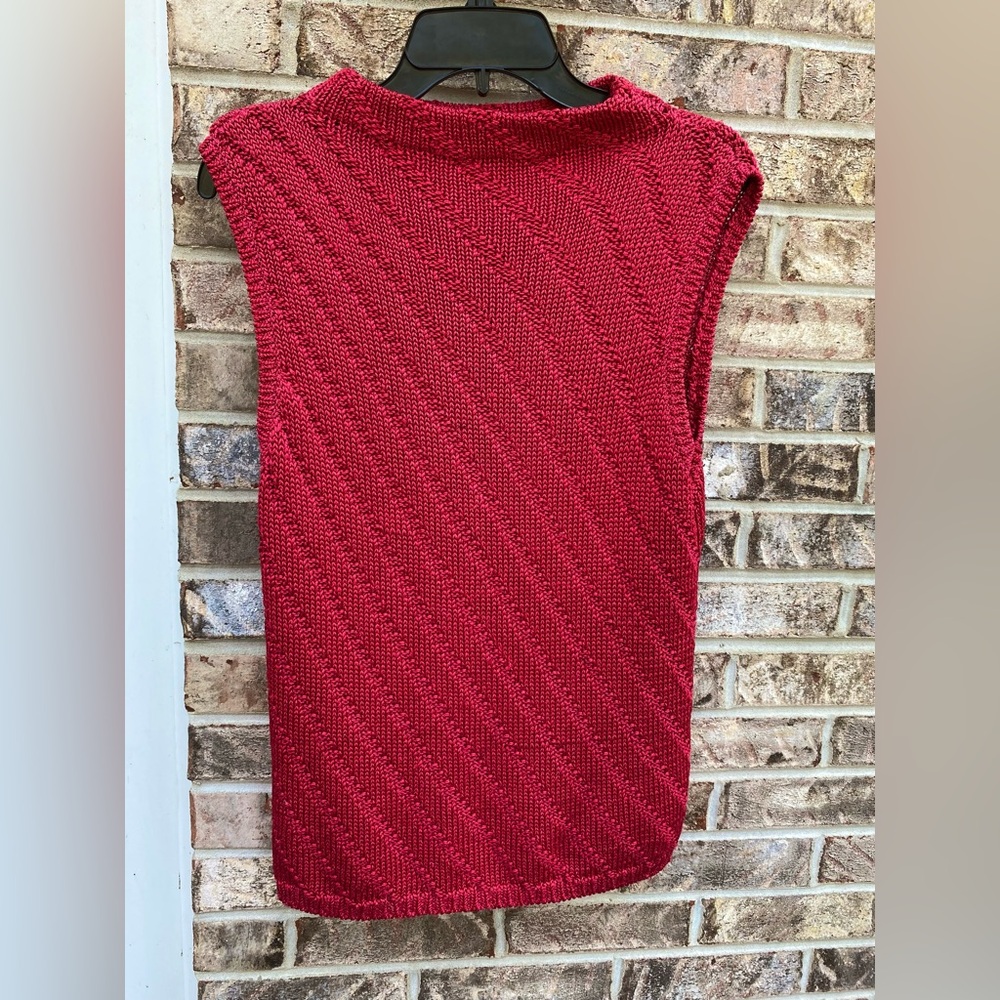 Vintage 90s Crochet Knit Sweater Top